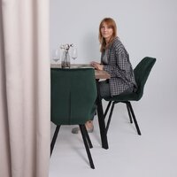 Мамадома Borg-120 раздвижной 120-160х80 (дуб веллингтон/черный) Image #2