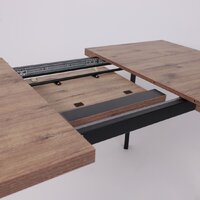 Мамадома Borg-120 раздвижной 120-160х80 (дуб веллингтон/черный) Image #15