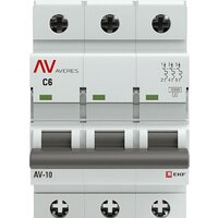 EKF Averes AV-10 3P 6A (C) 10kA mcb10-3-06C-av Image #2