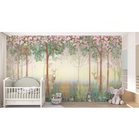 ФабрикаФресок Олени в лесу Афреска 404280 (400x280) Image #2