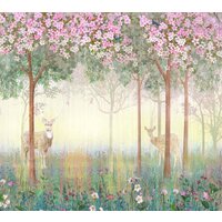 ФабрикаФресок Олени в лесу Афреска 403280 (300x280)
