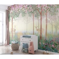 ФабрикаФресок Олени в лесу Афреска 403280 (300x280) Image #4