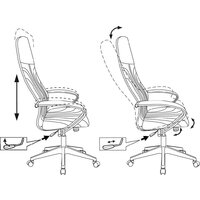 Бюрократ CH-610 (серо-голубой) Image #8