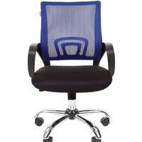 CHAIRMAN 696 Chrome (черный/синий) Image #2