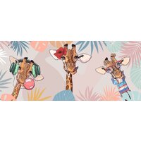 ФабрикаФресок Детские Веселые жирафы 256270 (600x270) Image #1
