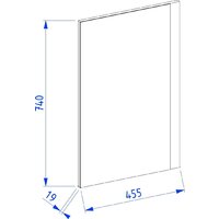 Lauter Зеркало Nika прямоугольное (черный) Image #5