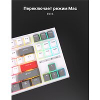 Royal Kludge RK-R87 RGB (белый, RK Brown) Image #12
