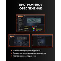 Royal Kludge RK-R87 RGB (белый, RK Brown) Image #14
