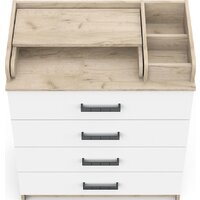 Атон Мебель Marvin (дуб крафт серый/белый) Image #3