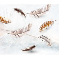 ФабрикаФресок Стильные светлые перья 823270 (300x270)