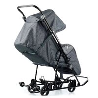 Galaxy Снежинка Универсал 1 (лен крупный/черный) Image #3