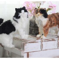 Hansa Сreation Кошка черно-белая 4221 (40 см) Image #14