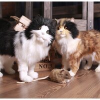 Hansa Сreation Кошка черно-белая 4221 (40 см) Image #13