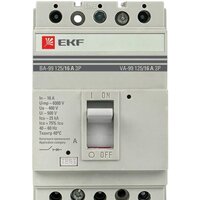 EKF PROxima ВА-99 12516А 3P 25кА mccb99-125-16 Image #4