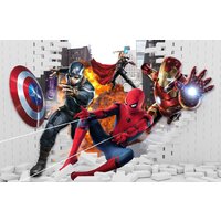 ФабрикаФресок Мстители из стены 554270 (400x270) Image #1