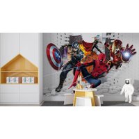 ФабрикаФресок Мстители из стены 554270 (400x270) Image #4