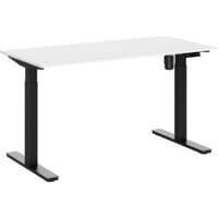 WellDesk WDЕ Evolution 1395x800х18 (черный/белый)