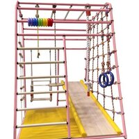 Вертикаль Веселый малыш Next (горка, мягкие бортики, светло-розовый)