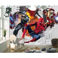 ФабрикаФресок Мстители из стены 553270 (300x270) Image #3