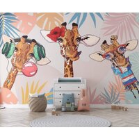 ФабрикаФресок Детские Веселые жирафы 254270 (400x270) Image #4