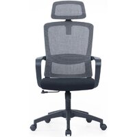 SitZone U-060A (сетка/ткань, черный, крестовина пластик)