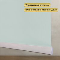 НеоФьюжен Эден 200 200х200 левая (снежная мята, белая фурнитура) Image #3