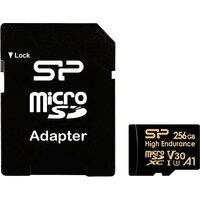 Silicon-Power Golden Series High Endurance microSDXC SP256GBSTXDV3V1HSP 256GB (с адаптером)