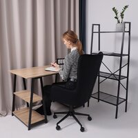 AksHome Bella XL (Black Seven 035 велюр/черный) Image #8