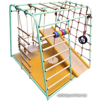 Вертикаль Веселый малыш Maxi (горка, мягкие бортики, изумрудный)