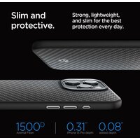 Spigen Enzo Aramid для iPhone 15 Pro ACS07045 (черный) Image #13
