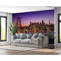 ФабрикаФресок Бруклинский Мост. Ночной Нью-Йорк 1114270 (400x270) Image #3