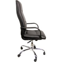 Деловая обстановка Филадельфия Стандарт хром (черный, кожа люкс) Image #2