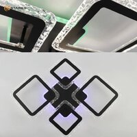 Estares Oval Ice RGB 75W 5S-APP-725х500х93-BLACK/CLEAR-220-IP20 Image #6