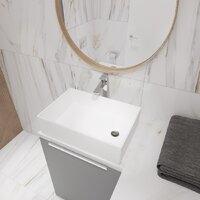 Lauter 21518-1 + клапан 21190W + сифон 21635W (белый матовый) Image #8