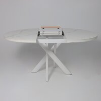 Мамадома Ronaldo-120 раздвижной 120-160 (patagonoa bianco gloss premium cer/белый) Image #16