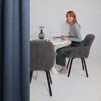 Мамадома Ronaldo-120 раздвижной 120-160 (patagonoa bianco gloss premium cer/белый) Image #2