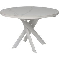 Мамадома Ronaldo-120 раздвижной 120-160 (patagonoa bianco gloss premium cer/белый)