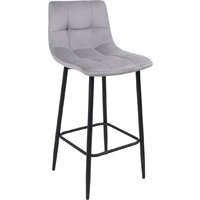 AksHome Рой РВ (Kiton 722 Smoke серый велюр/черный)