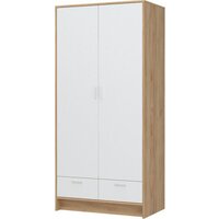 Стендмебель Ирис ШК-02 (белый/дуб крафт золото)