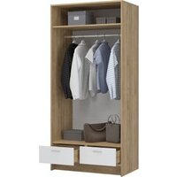 Стендмебель Ирис ШК-02 (белый/дуб крафт золото) Image #2