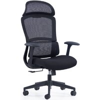 SitZone CH-555A (сетка/ткань, черный)