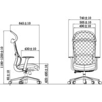 SitZone CH-555A (сетка/ткань, черный) Image #6