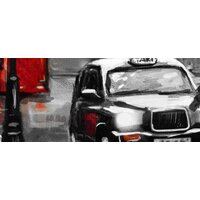 ФабрикаФресок Живопись. Черно-белый Акварельный Лондон. БигБен 1174270 (400x270) Image #2