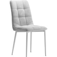 Табурет Дарлинг Бренди (20 светло-серый/белый каркас)