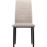 DikLine Текс (микровелюр B03 Beige/черный) Image #3