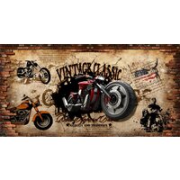 ФабрикаФресок Мотоцикл винтаж 695270 (500x270)