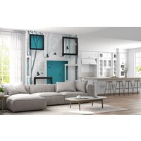 ФабрикаФресок Бирюзовые квадраты 633270 (300x270) Image #3