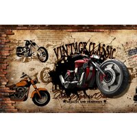 ФабрикаФресок Мотоцикл винтаж 694270 (400x270)