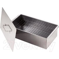 НПО Кедр С поддоном 60x32x25 К2-0.8БНПпл (0.8мм, нержавеющая сталь)