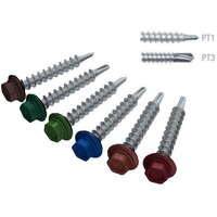 Starfix Кровельный 4.8x35 шайба с прокл. PT1 SMV1-83819-5 (5кг, оцинкованный) Image #2